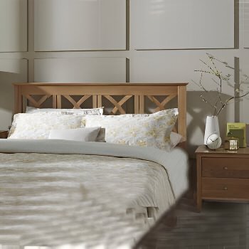 Buckingham Solid Oak Divan Bed Headboard 