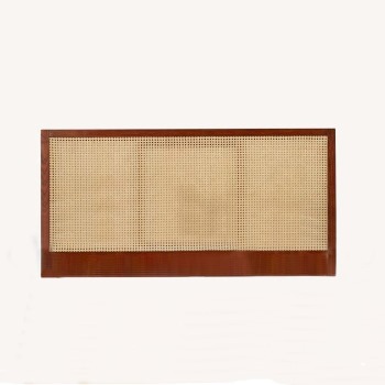 Wilton Rattan Square Corner Headboard